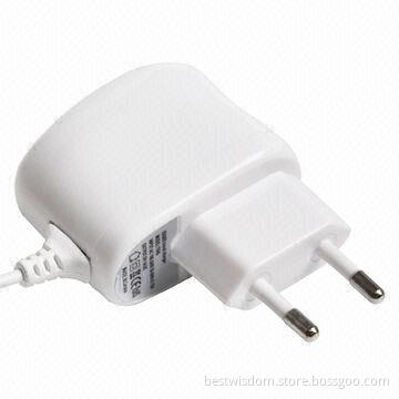 Charger for iPad Mini with 1 or 2A Output, 1/2A Charging Rate